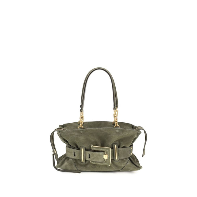 Sac à main Balmain en cuir de veau bicolore Bos Taurus