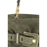 Sac à main Balmain en cuir de veau bicolore Bos Taurus