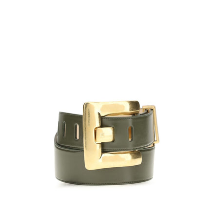 Balmain Bicolor Calf Leather Regular Belt