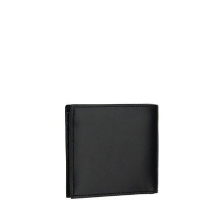 Portefeuille Saint Laurent en Cuir de Veau Noir Bos Taurus