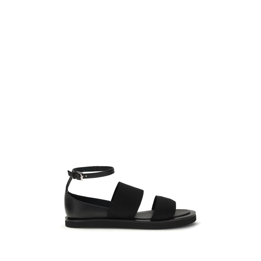 Max Mara Black Flat Sandals