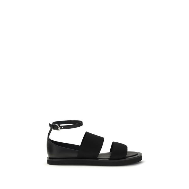 Max Mara Black Flat Sandals