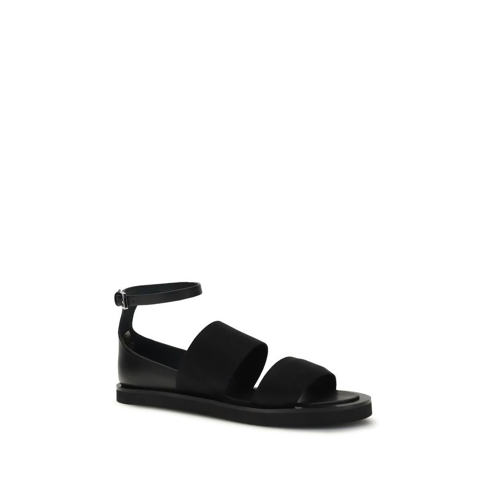 Max Mara Black Flat Sandals