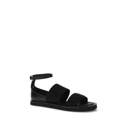 Max Mara Black Flat Sandals