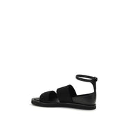 Max Mara Black Flat Sandals