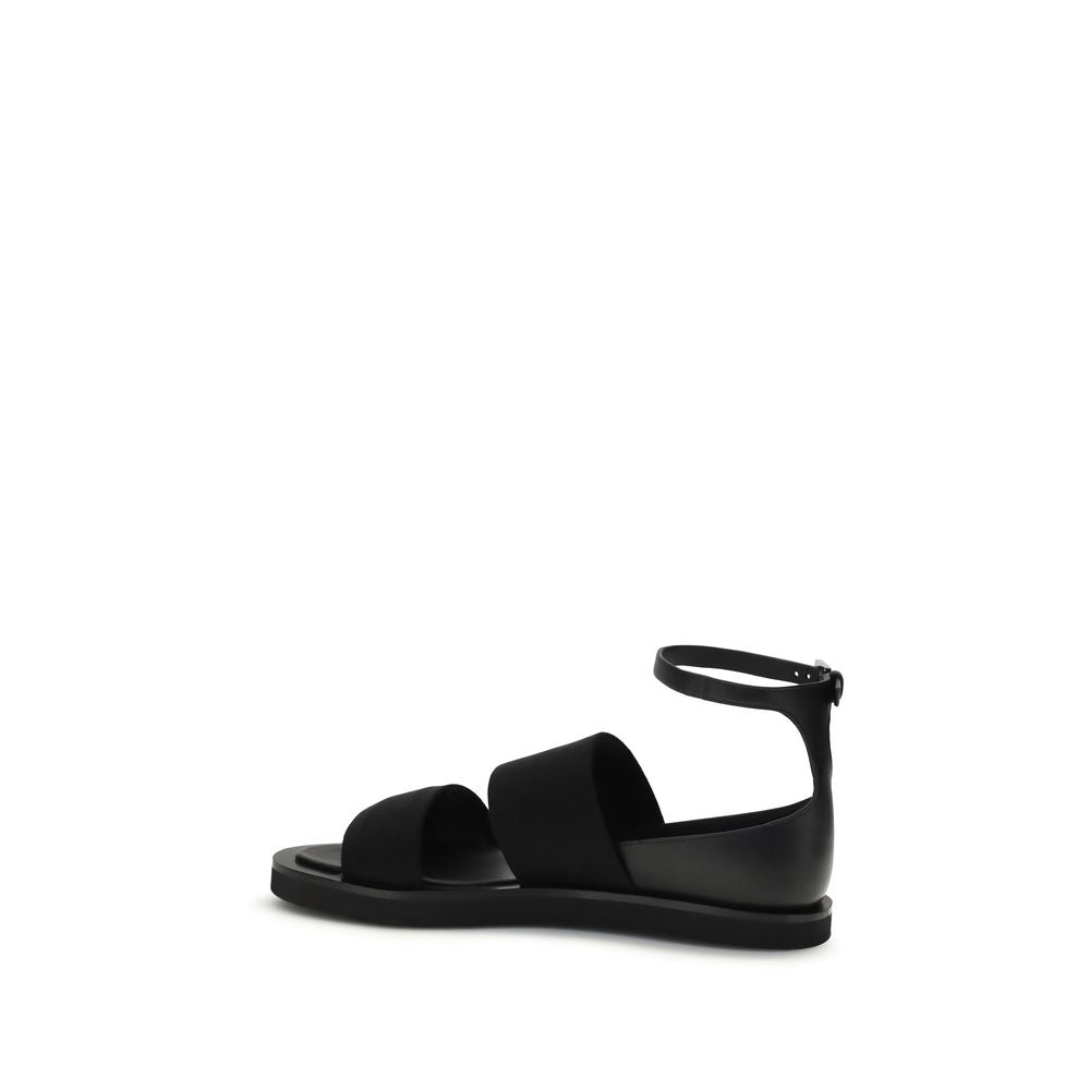 Max Mara Black Flat Sandals