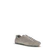 Prada Beige Lamb Athletic Sneakers