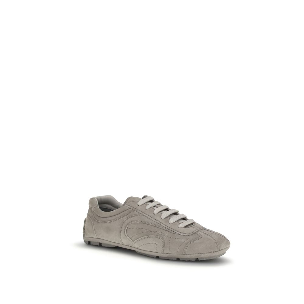 Prada Beige Lamb Athletic Sneakers