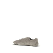 Prada Beige Lamb Athletic Sneakers