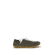 Balmain Bicolor Calf Leather Athletic Sneakers