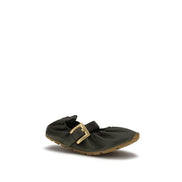 Balmain Bicolor Lamb Ballet Flats