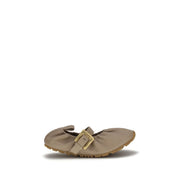 Ballerine Balmain beige in pelle di vitello Bos Taurus