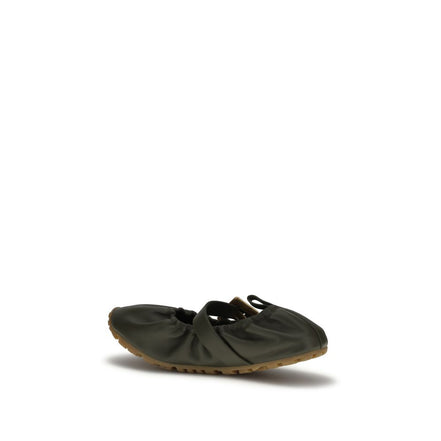 Balmain Bicolor Lamb Ballet Flats