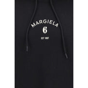 MM6 Black Cotton Sweatshirt