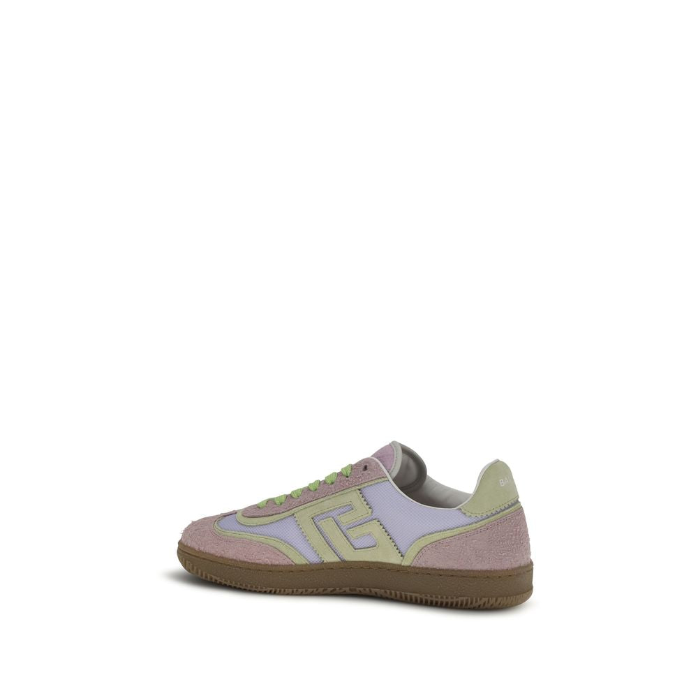 Balmain Sneakers Athletic Multicolor in Pelle di Vitello Bos Taurus