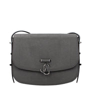 Jimmy Choo Grey Leather Crossbody Bag