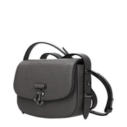 Jimmy Choo Grey Leather Shoulder Bag