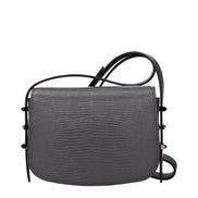 Jimmy Choo Grey Leather Shoulder Bag
