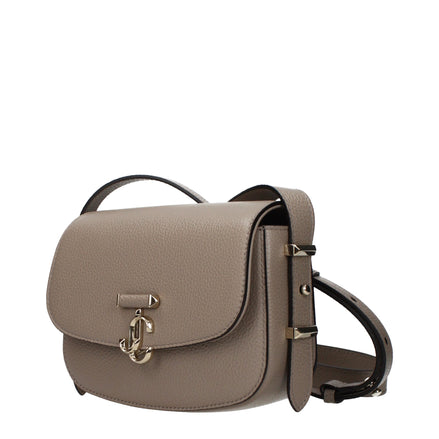 Jimmy Choo Grey Leather Crossbody Bag