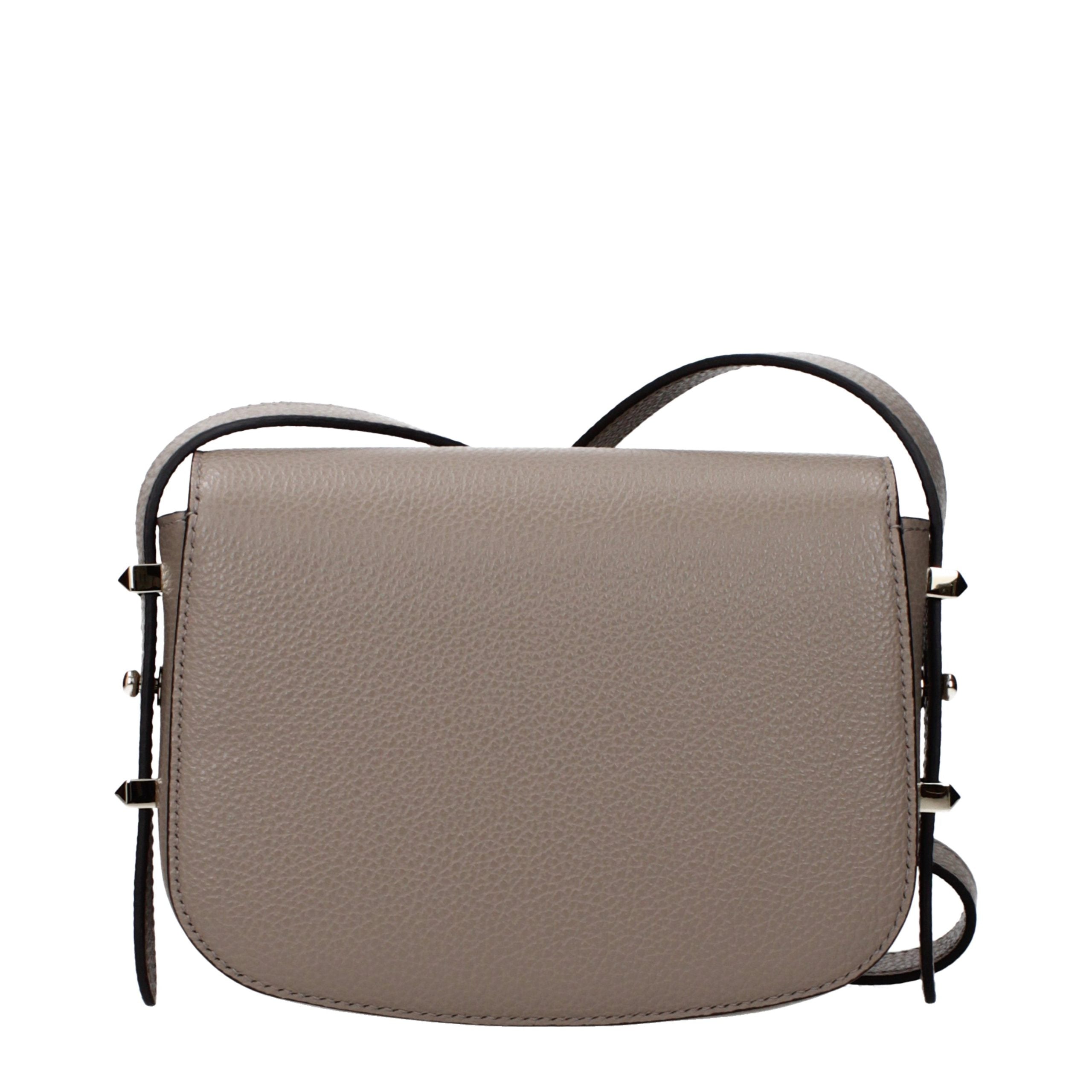 Jimmy Choo Grey Leather Crossbody Bag