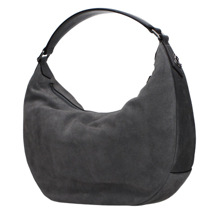 Jimmy Choo Grey Leather Shoulder Bag