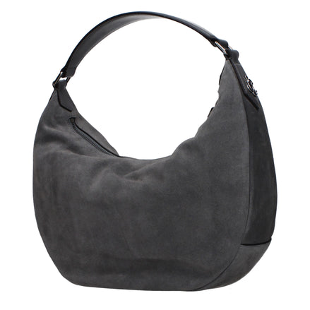 Jimmy Choo Grey Leather Shoulder Bag
