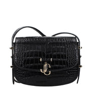 Jimmy Choo Black Leather Crossbody Bag