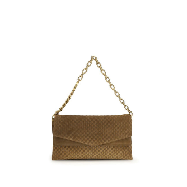 Gucci Brown Suede Handbag