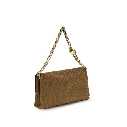 Gucci Brown Suede Handbag