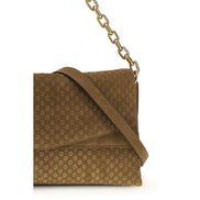 Gucci Brown Suede Handbag