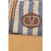 Borsa a secchiello Valentino Garavani in rafia multicolor