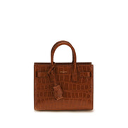 Saint Laurent Brown Calf Leather Handbag