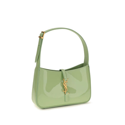 Saint Laurent Bicolor Calf Leather Shoulder Bag
