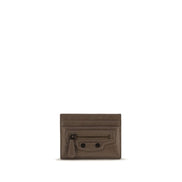 Portefeuille Balenciaga marron en cuir d'agneau Ovis Aries Aries