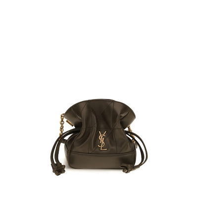Saint Laurent Bicolor Lamb Clutch Bag
