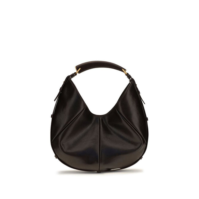 Saint Laurent Brown Calf Leather Shoulder Bag - Women