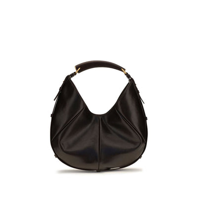 Saint Laurent Brown Calf Leather Shoulder Bag - Women