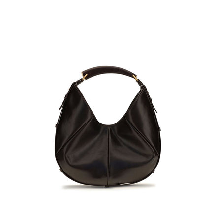 Saint Laurent Brown Calf Leather Shoulder Bag - Women