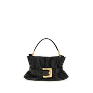 Sac à bandoulière Balmain en cuir de veau noir Bos Taurus