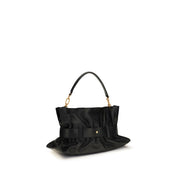Sac à bandoulière Balmain en cuir de veau noir Bos Taurus