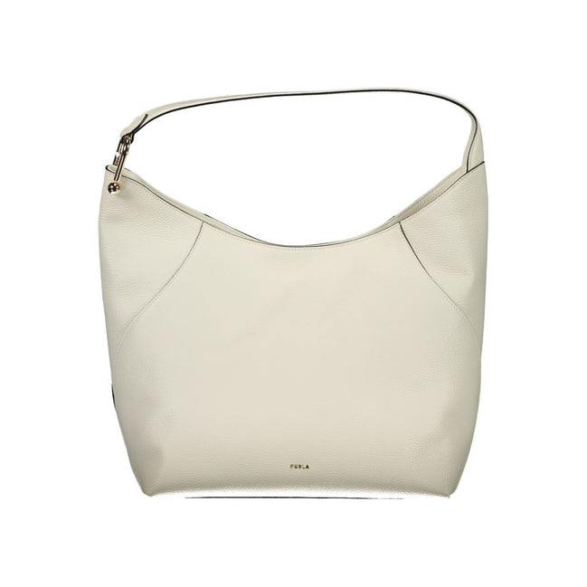 Furla White Leather Bag