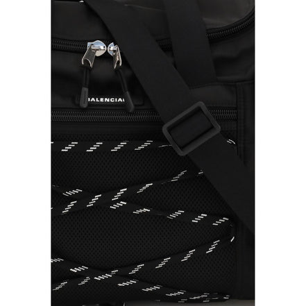 Sac à bandoulière Balenciaga en cuir de veau noir Bos Taurus