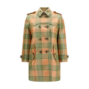 Burberry Multicolor Polyester Trench Coat