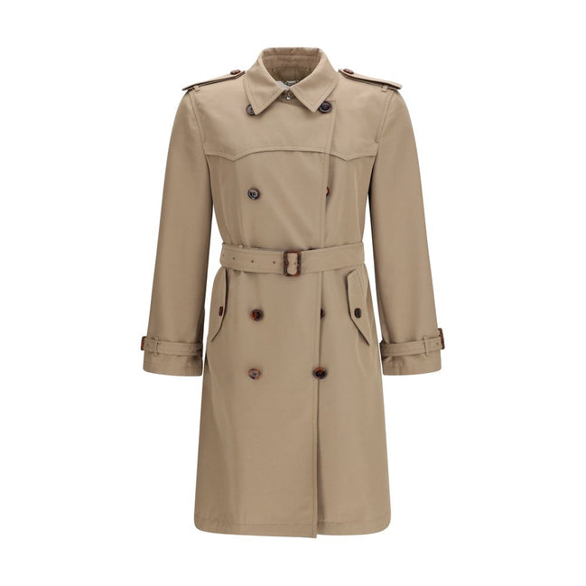 Burberry Brown Silk Trench Coat