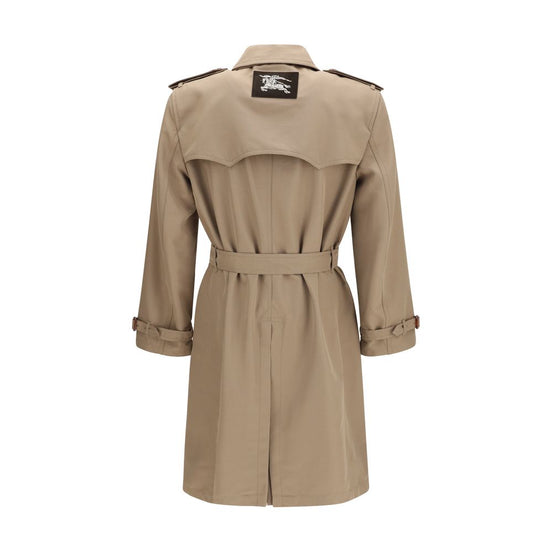 Burberry Brown Silk Trench Coat