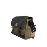 Dolce & Gabbana Military Green Two Tone Messenger Shoulder Bag
