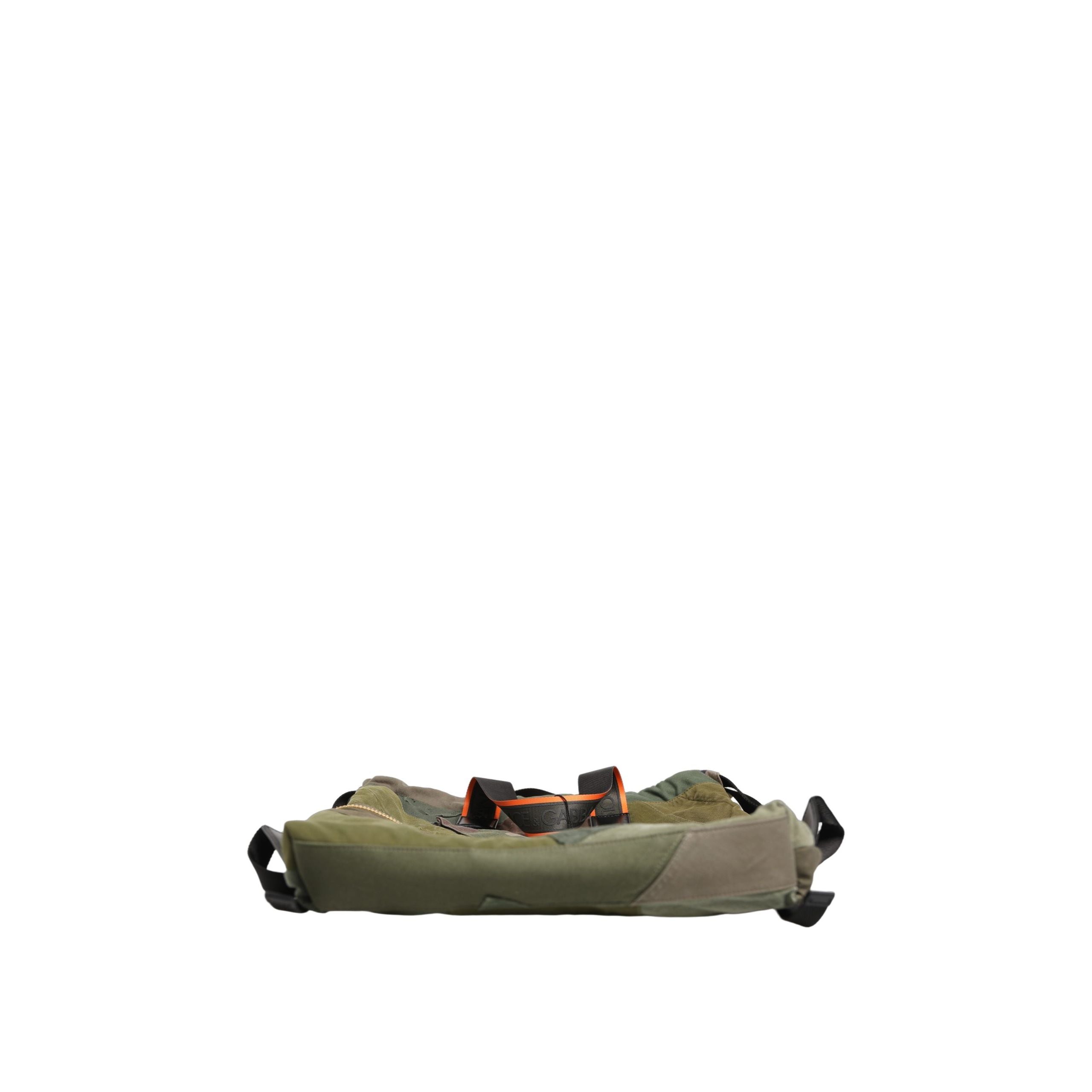 Dolce & Gabbana Military Green Patchwork Backpack
