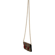 Dolce & Gabbana Flip Cover Brown Leopard Crystal iPhone X - XS Case