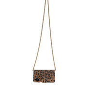 Dolce & Gabbana Flip Cover Brown Leopard Crystal iPhone X - XS Case
