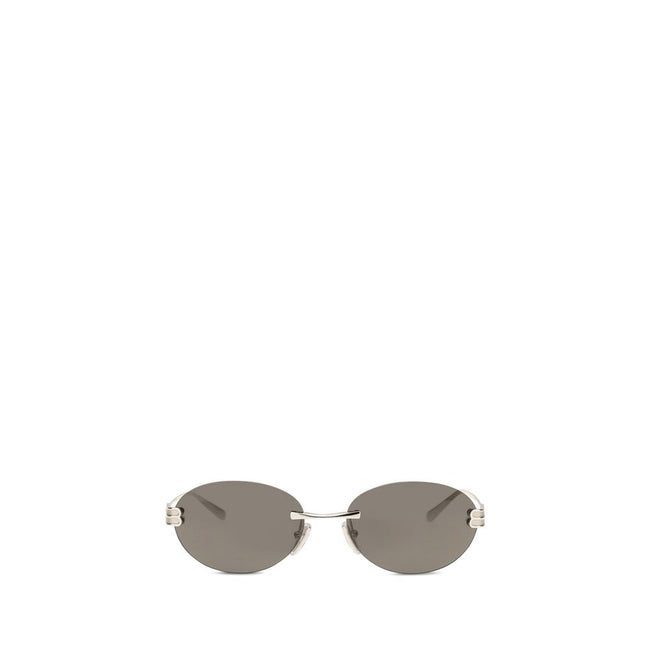 Balenciaga Silver Metal Sunglasses